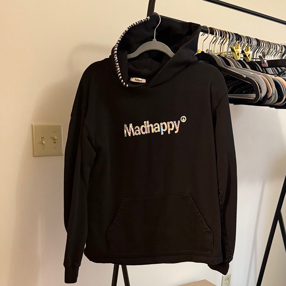 Madhappy Black Hoodie with Logo